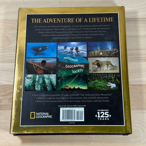 NATIONAL GEOGRAPHIC 125 Years with Bonus "Great Migration" Poster EUC - Picture 2 of 16
